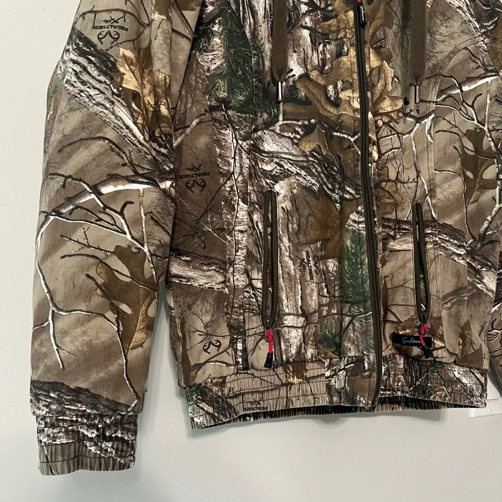 Women’s Hunting Camouflage Hooded Jacket Gander Mountain Guide Series Realtree - Picture 5 of 10